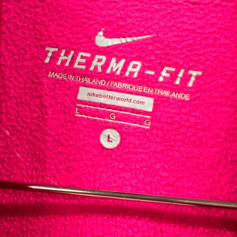 Nike Women's Fuchsia Patterned Hoodie